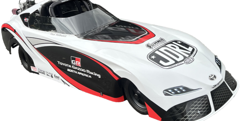 Halfscale Jr. Roadster With Toyota Supra Funny Car Style Body